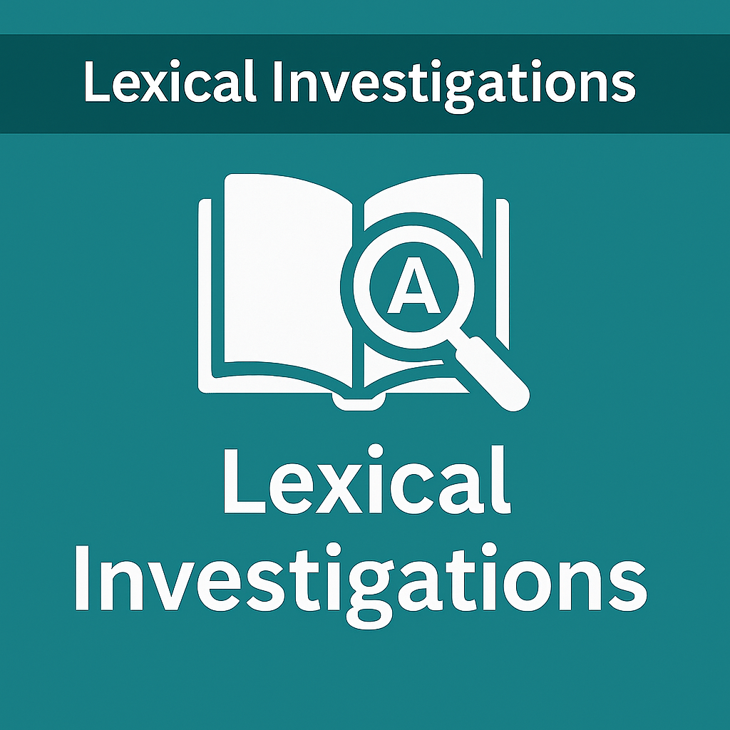 Lexical Investigation